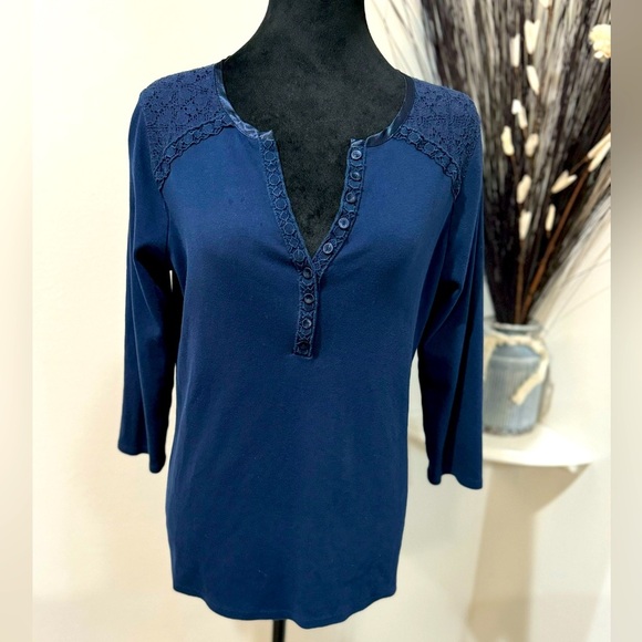 Westport 1962 Tops - Westport 1962 navy top in size Large, crafted with 100%cotton